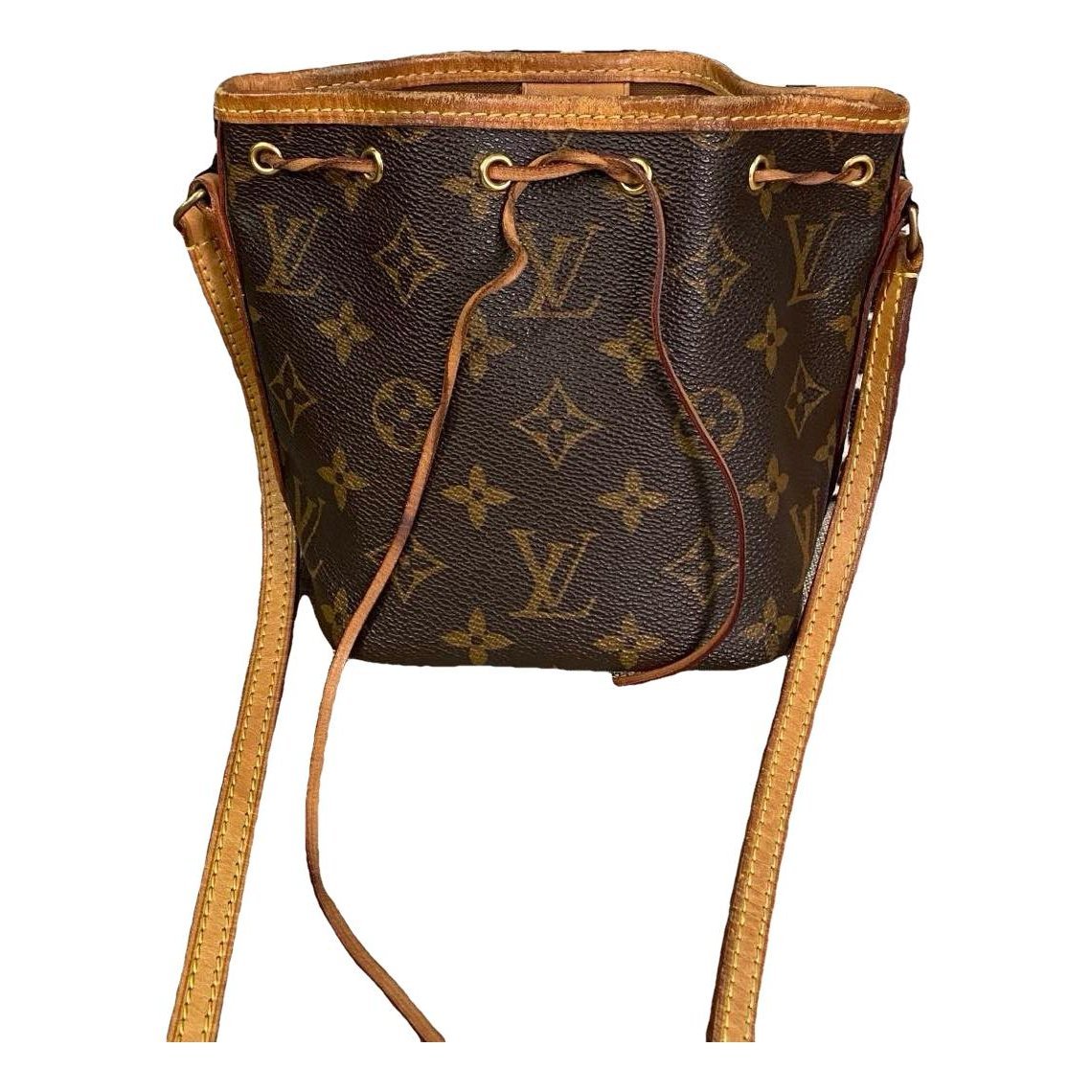Nano Noé leather handbag