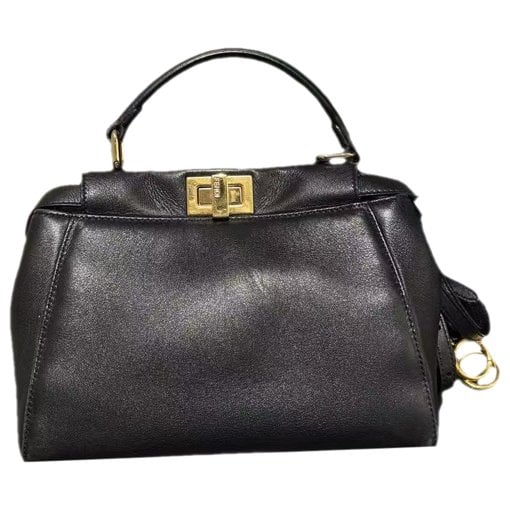 Peekaboo leather handbag