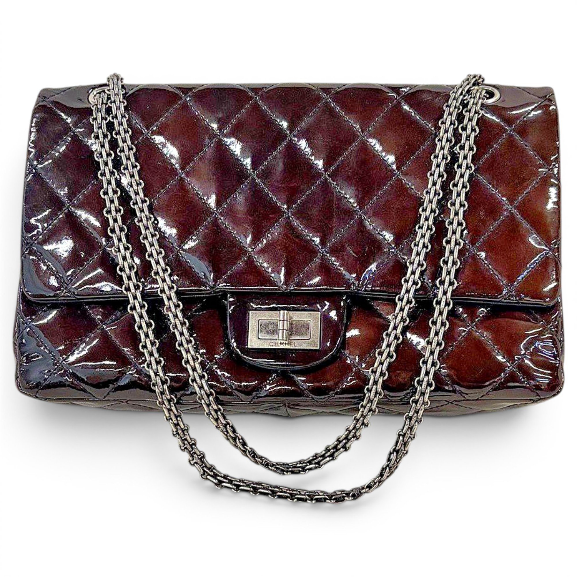 2.55 patent leather crossbody bag