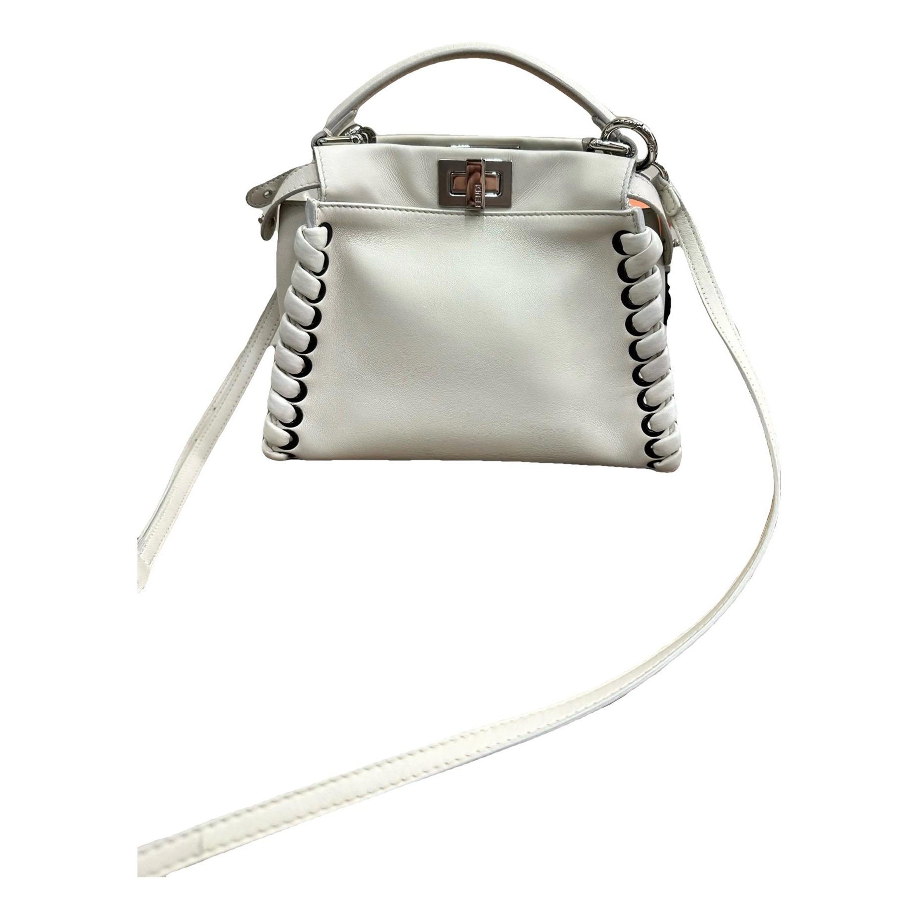 Peekaboo leather crossbody bag