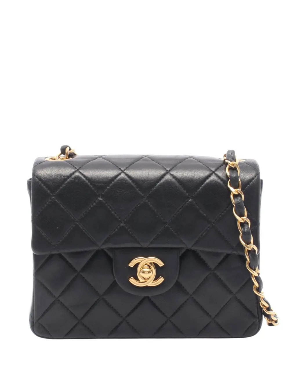2002-2003 Mini Square Classic Lambskin Single Flap crossbody bag