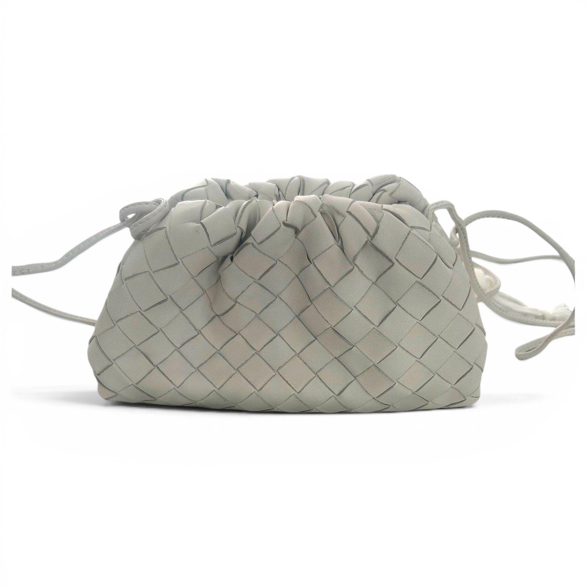 Pouch leather handbag