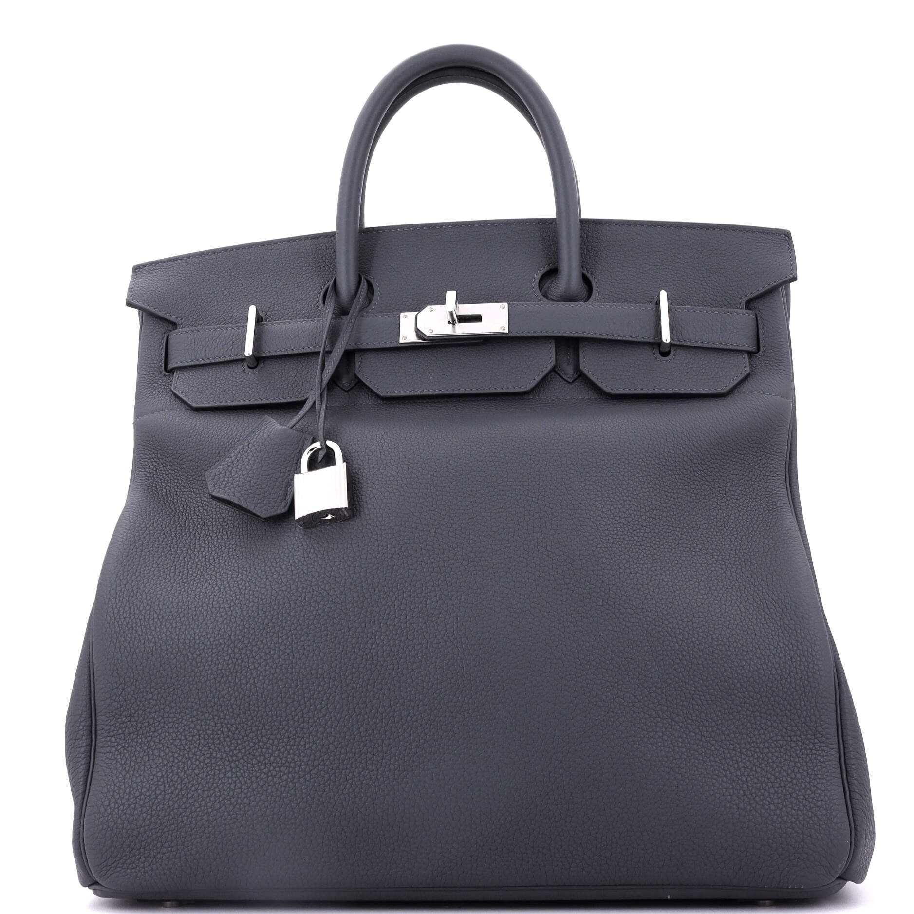 Hermes HAC Birkin Bag Grey Togo with Palladium Hardware 40