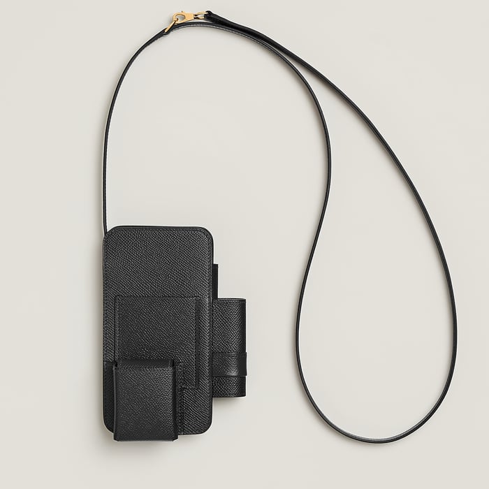 Noir Hermèsway Phone Case