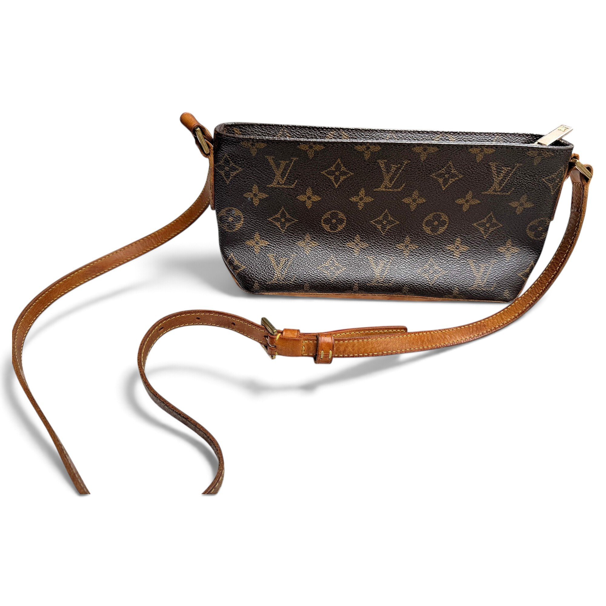 Trotteur leather handbag