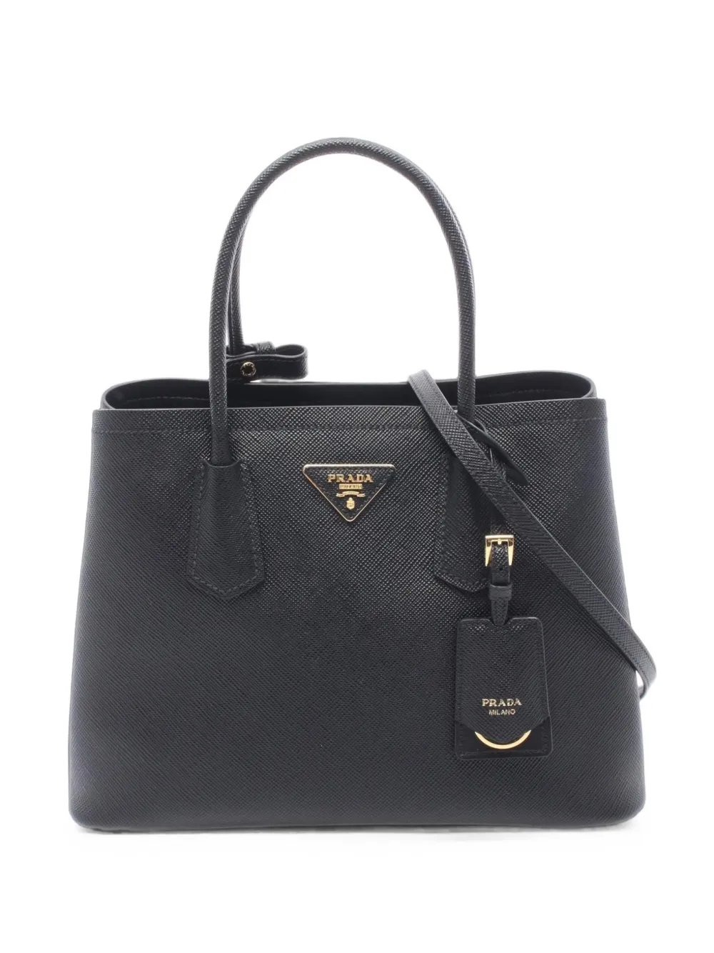 Saffiano leather Double tote bag
