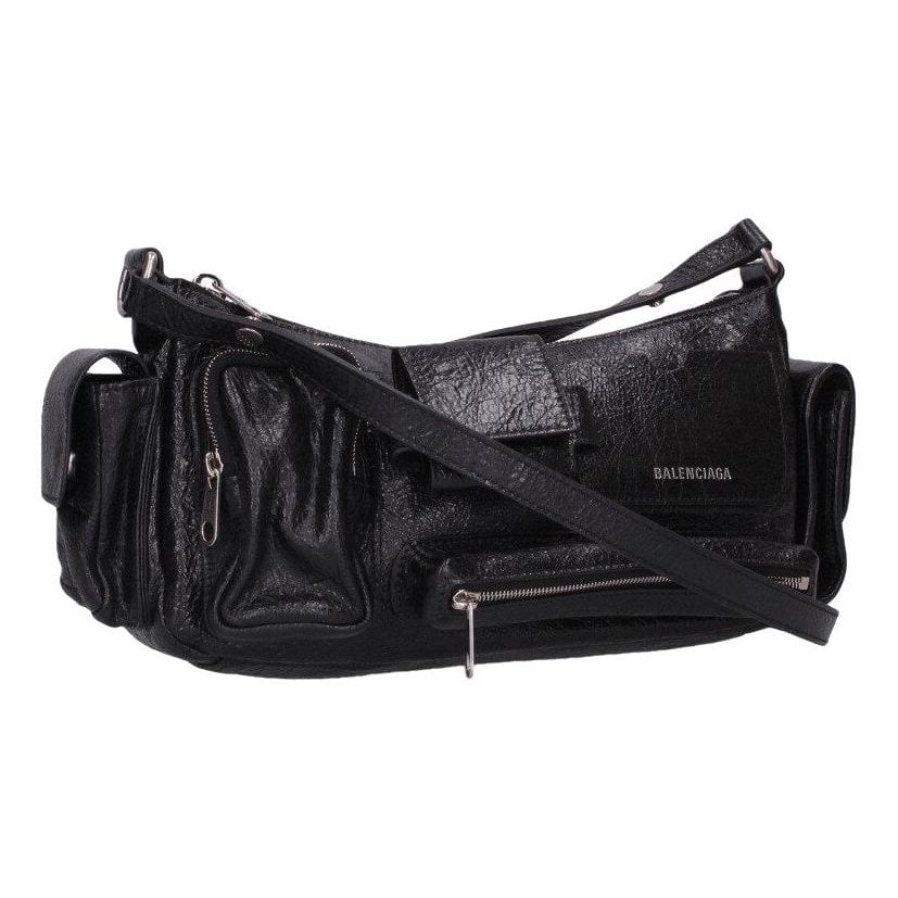 B leather handbag
