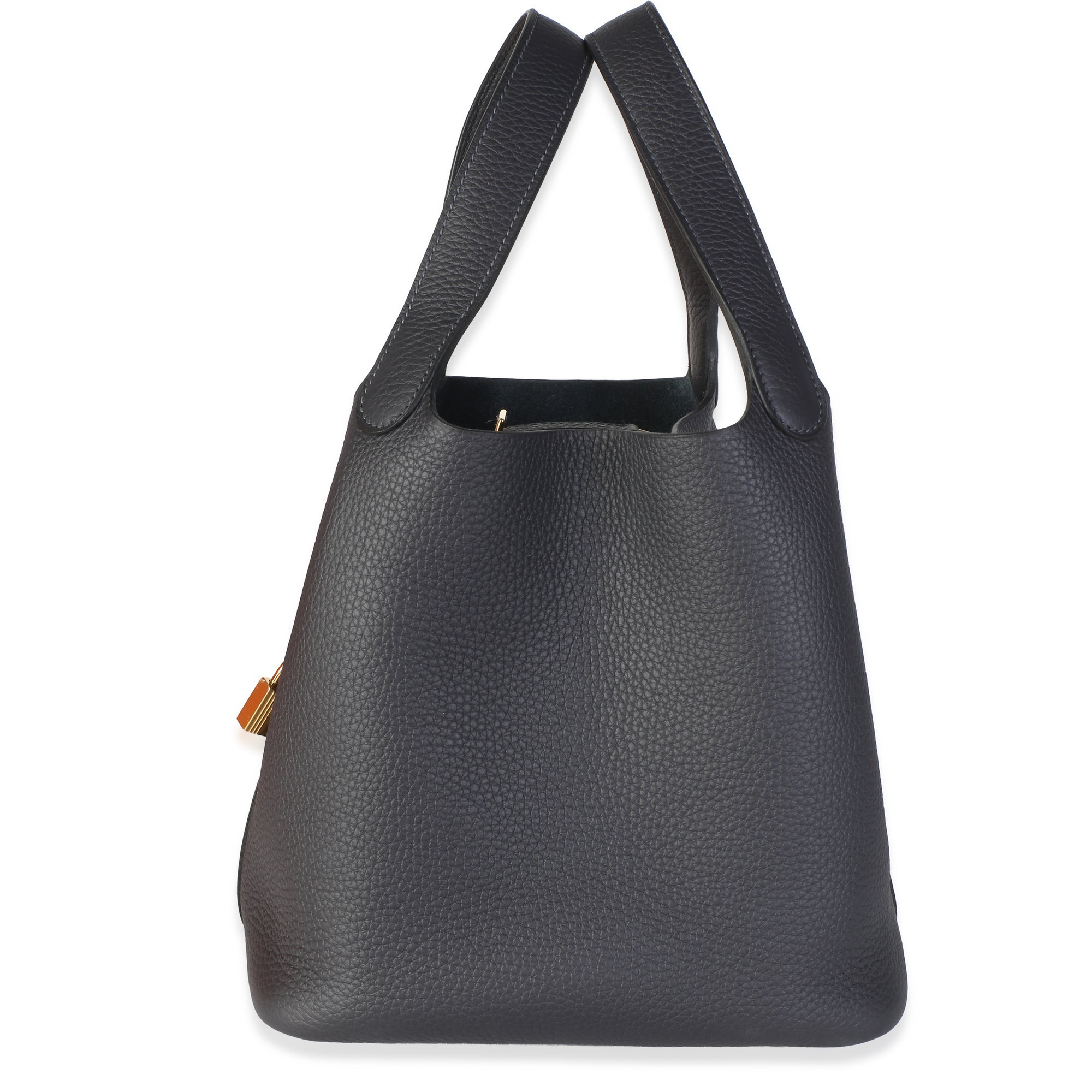 Hermes Picotin 22 Handbag Caban Clemence Leather 1837