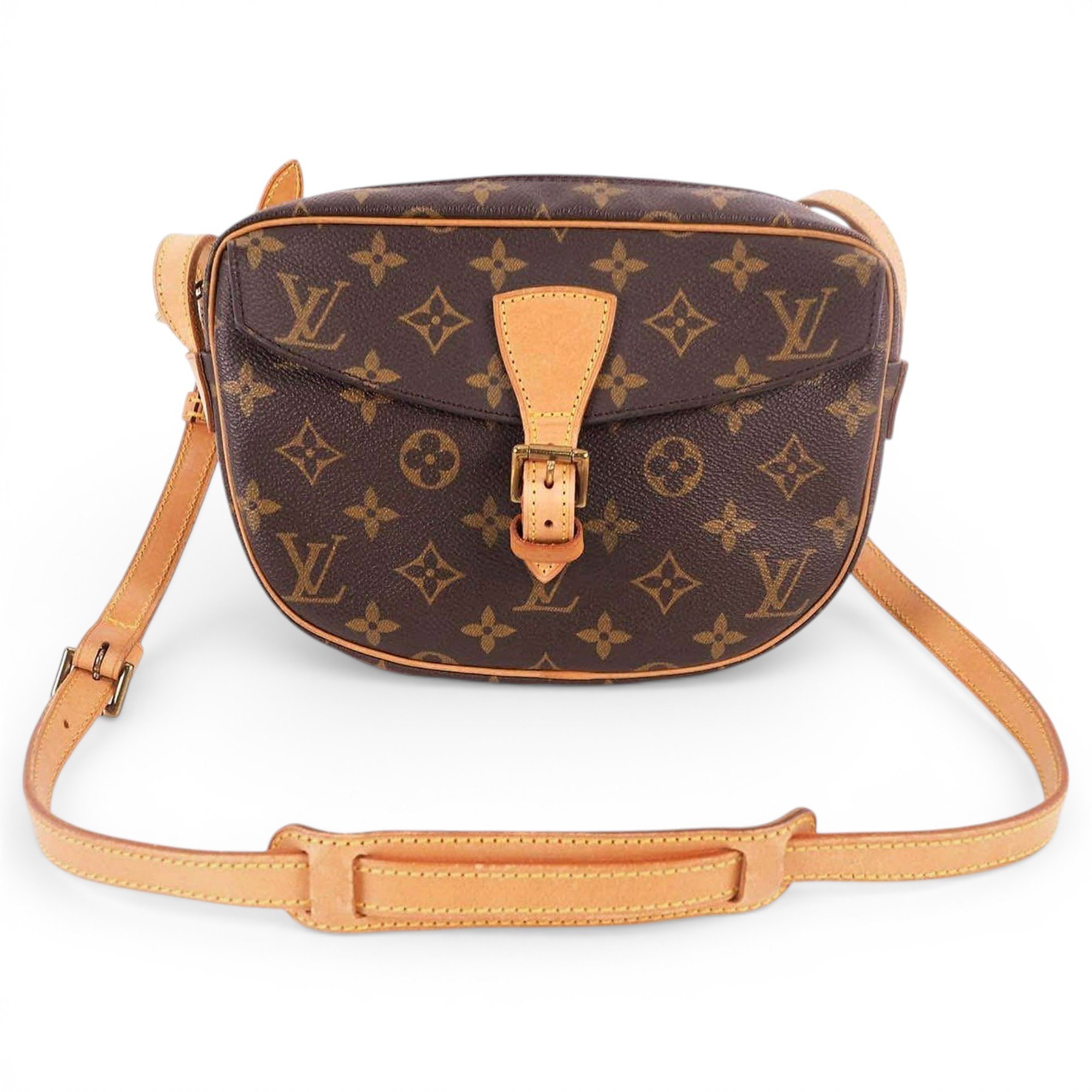 Jeune fille leather crossbody bag