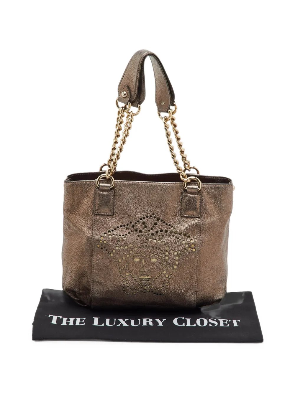 Versace Medusa perforated tote bag