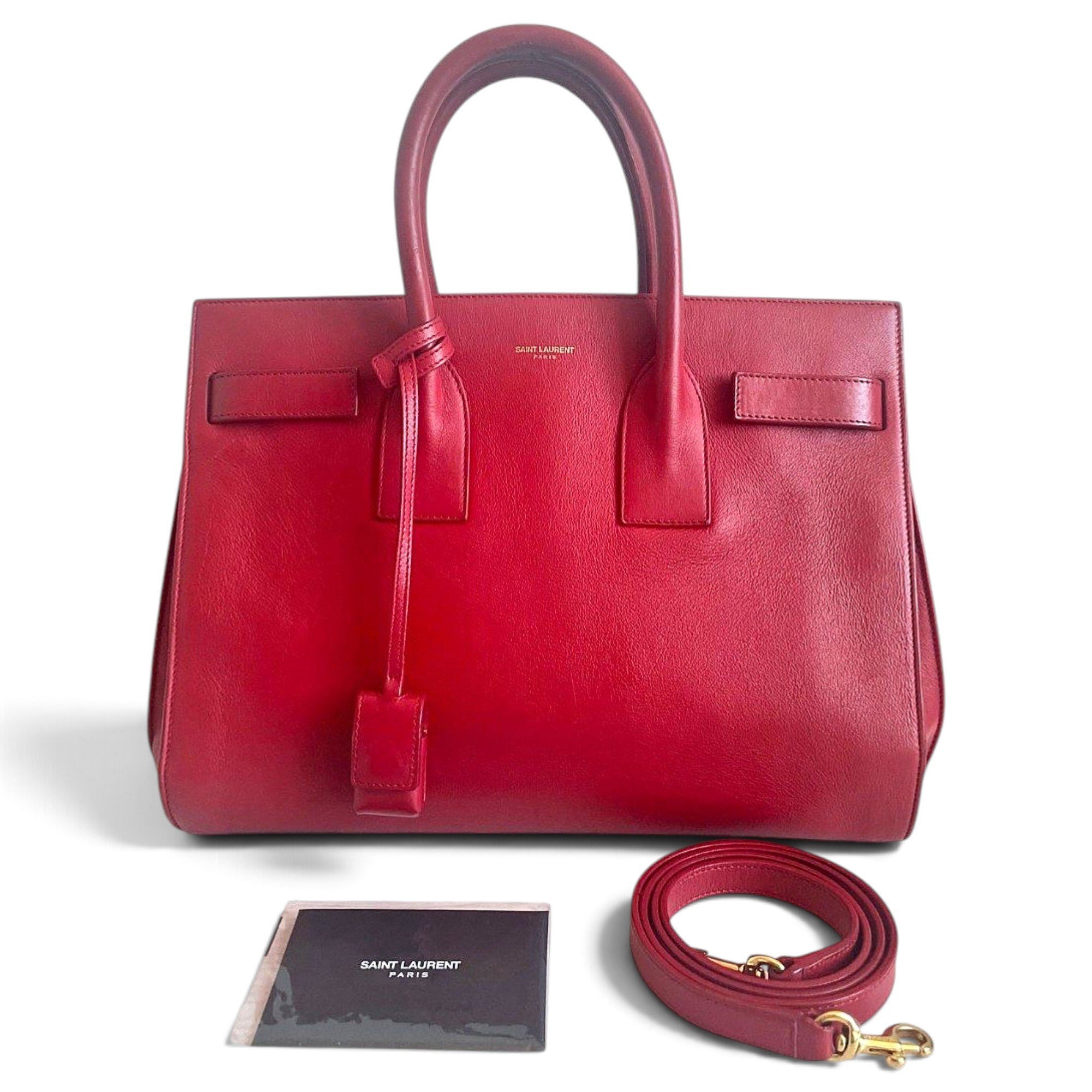 Leather tote