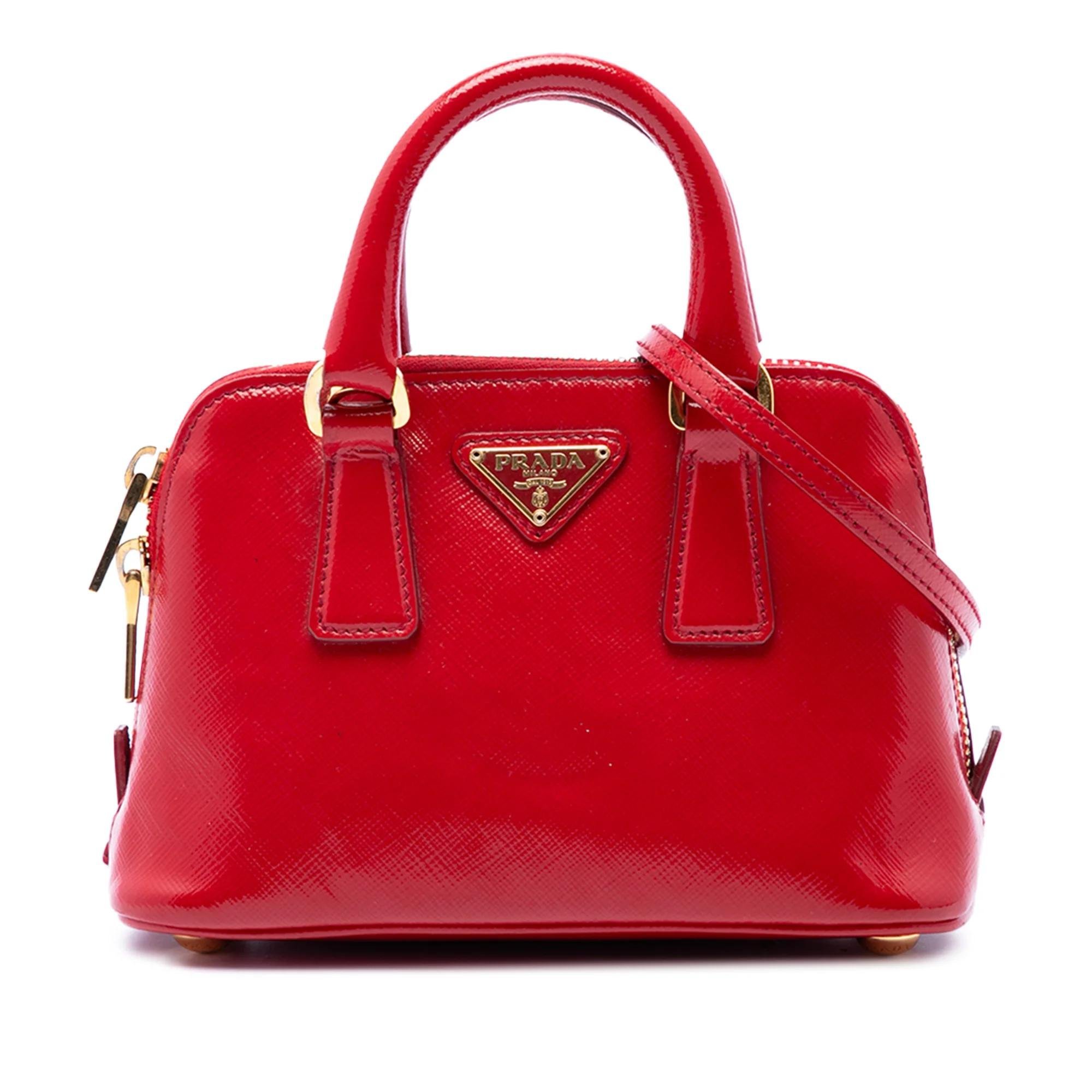 Promenade leather handbag