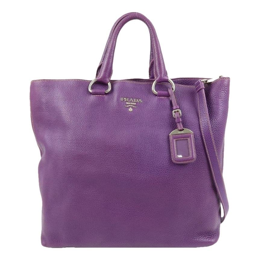 Leather tote