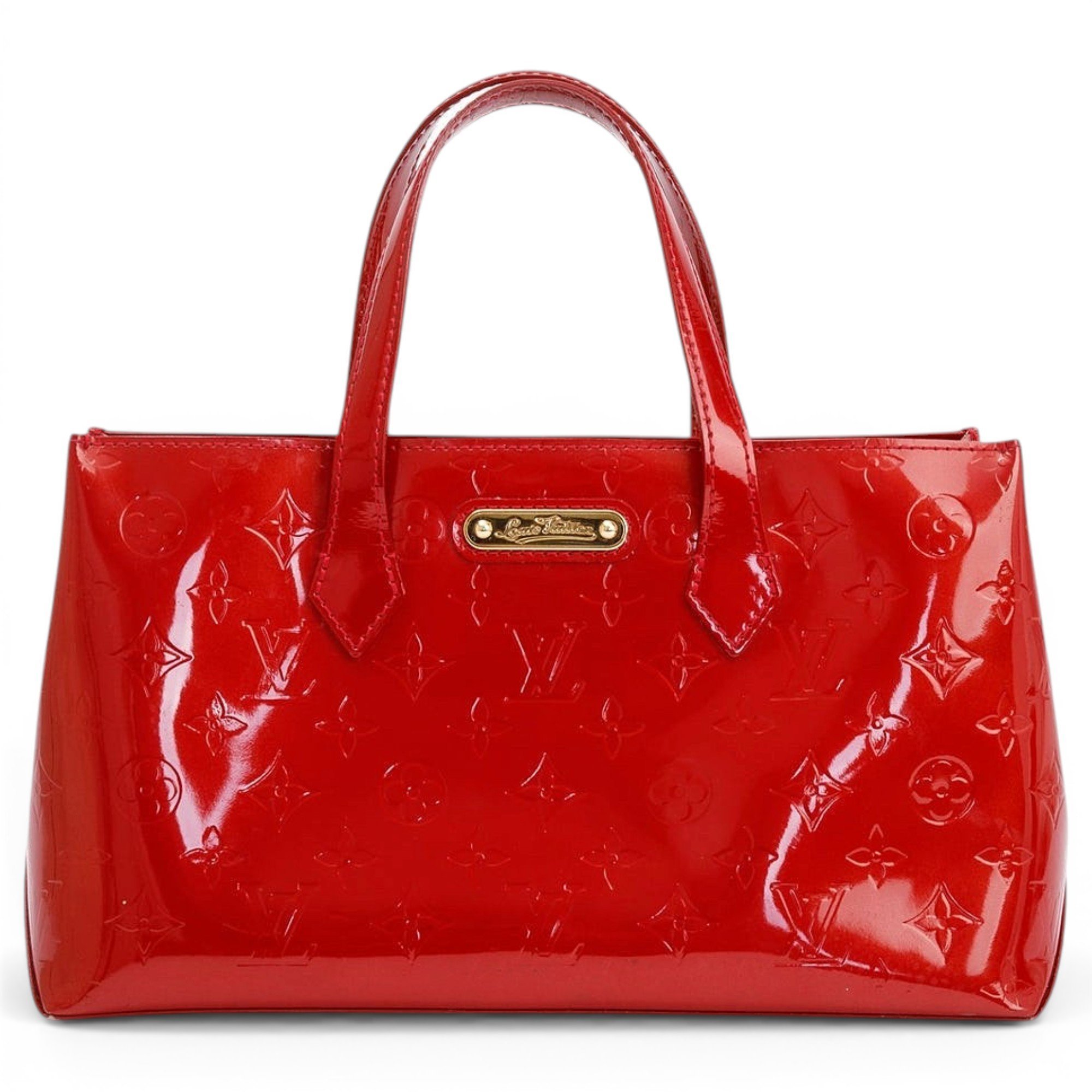 Wilshire patent leather handbag