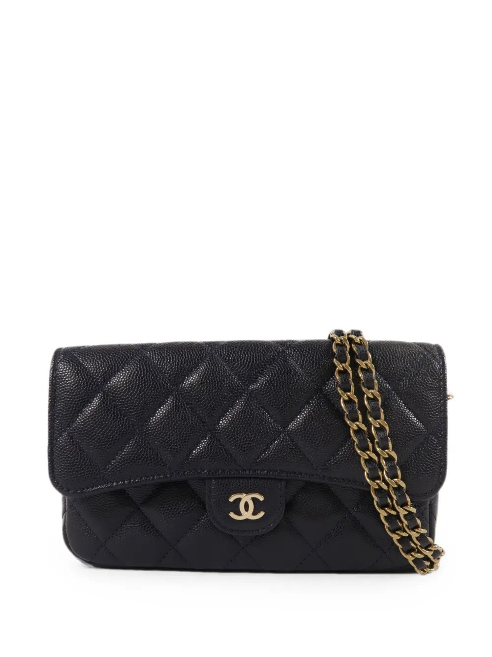CC quilted shoulder bag