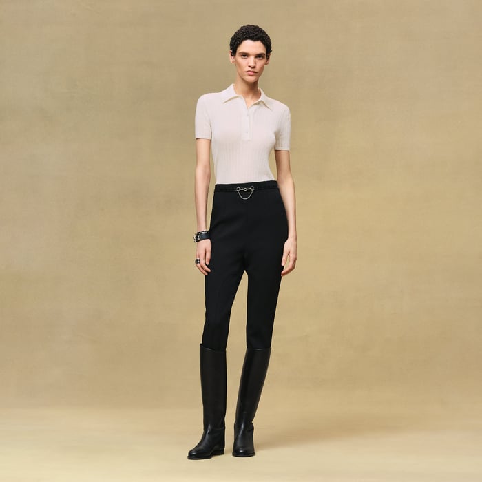Blanc Naturel Short-sleeve Polo Shirt