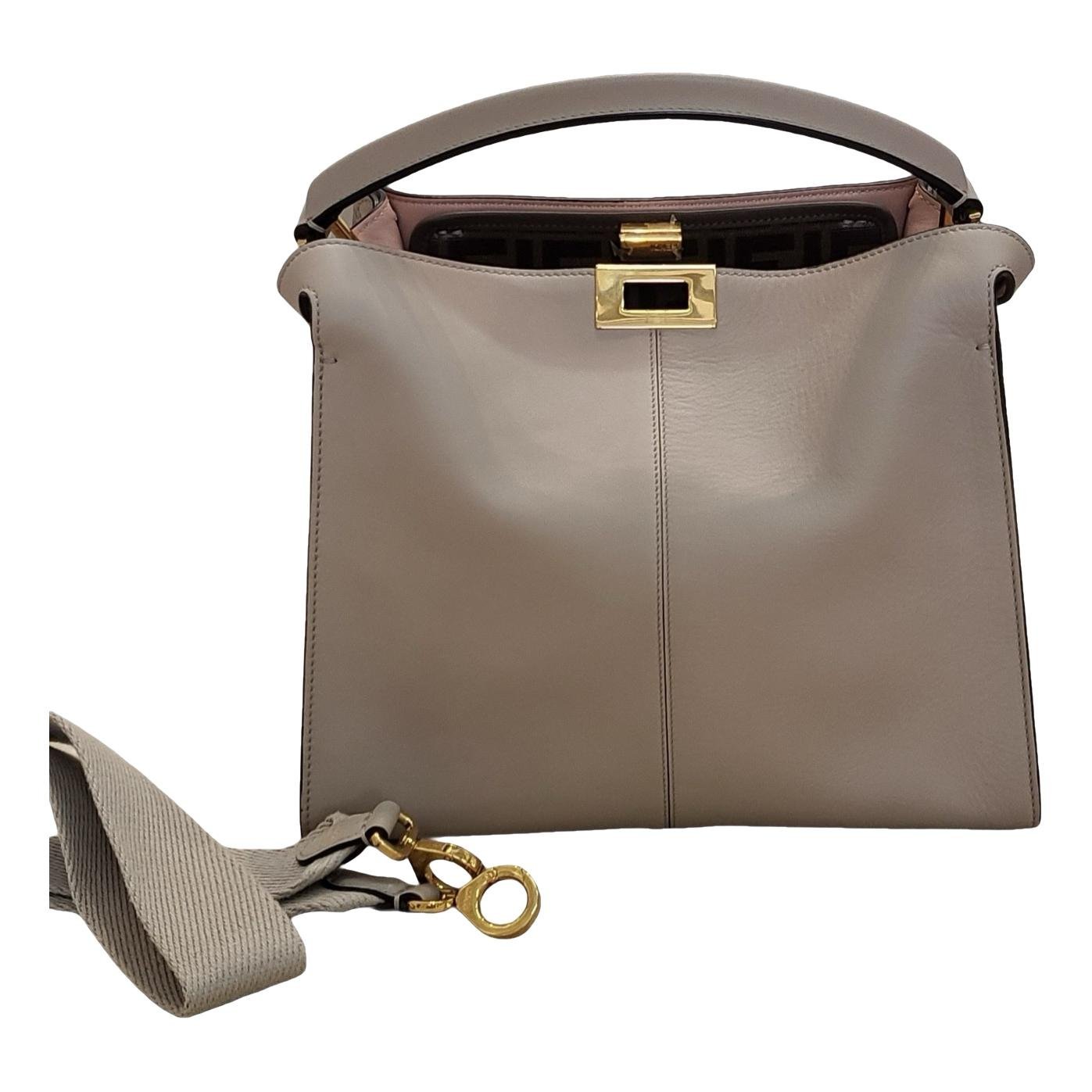 Peekaboo X-Lite leather handbag