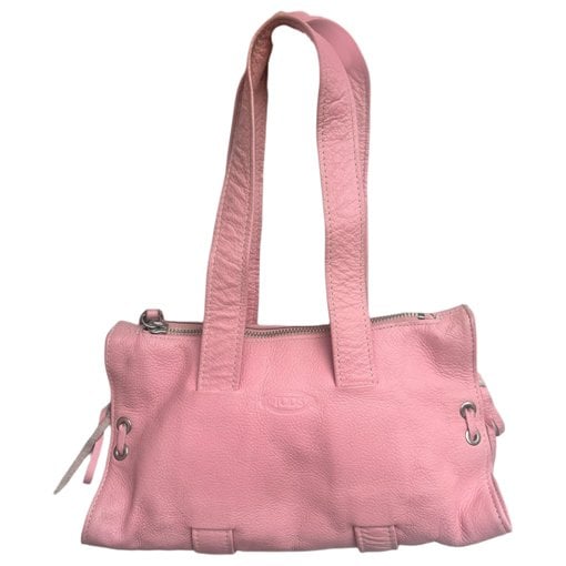 Shopping Media leather handbag