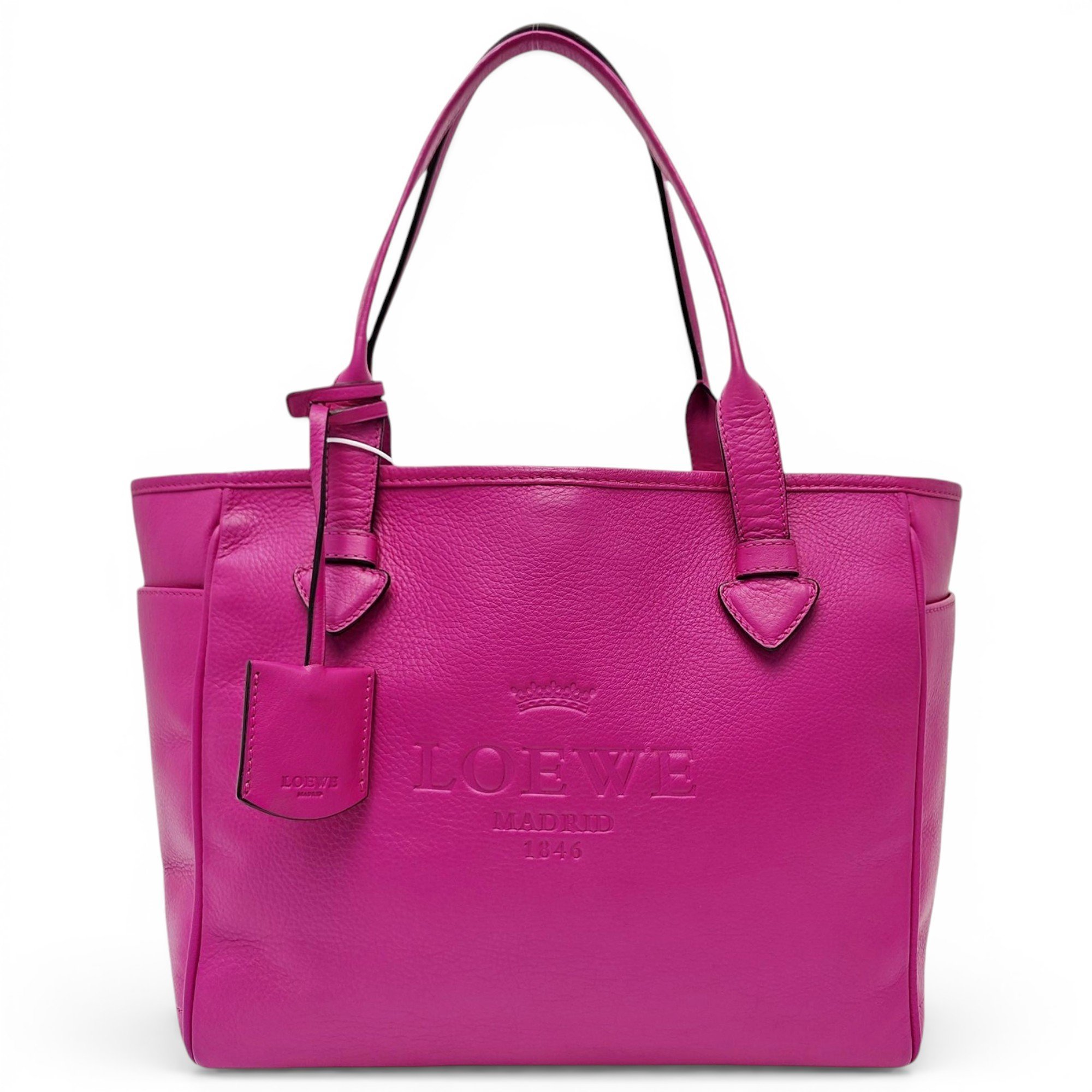 T Shopper leather handbag