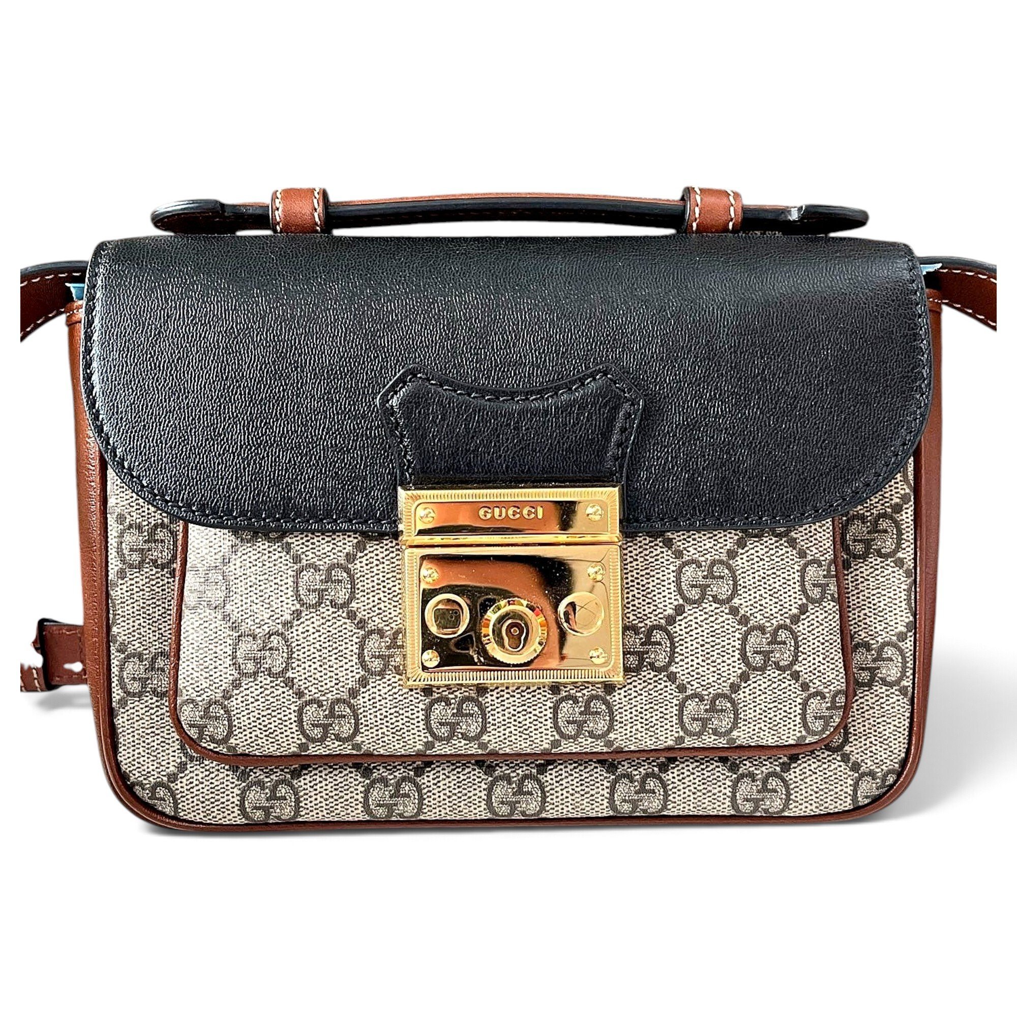 Padlock cloth crossbody bag