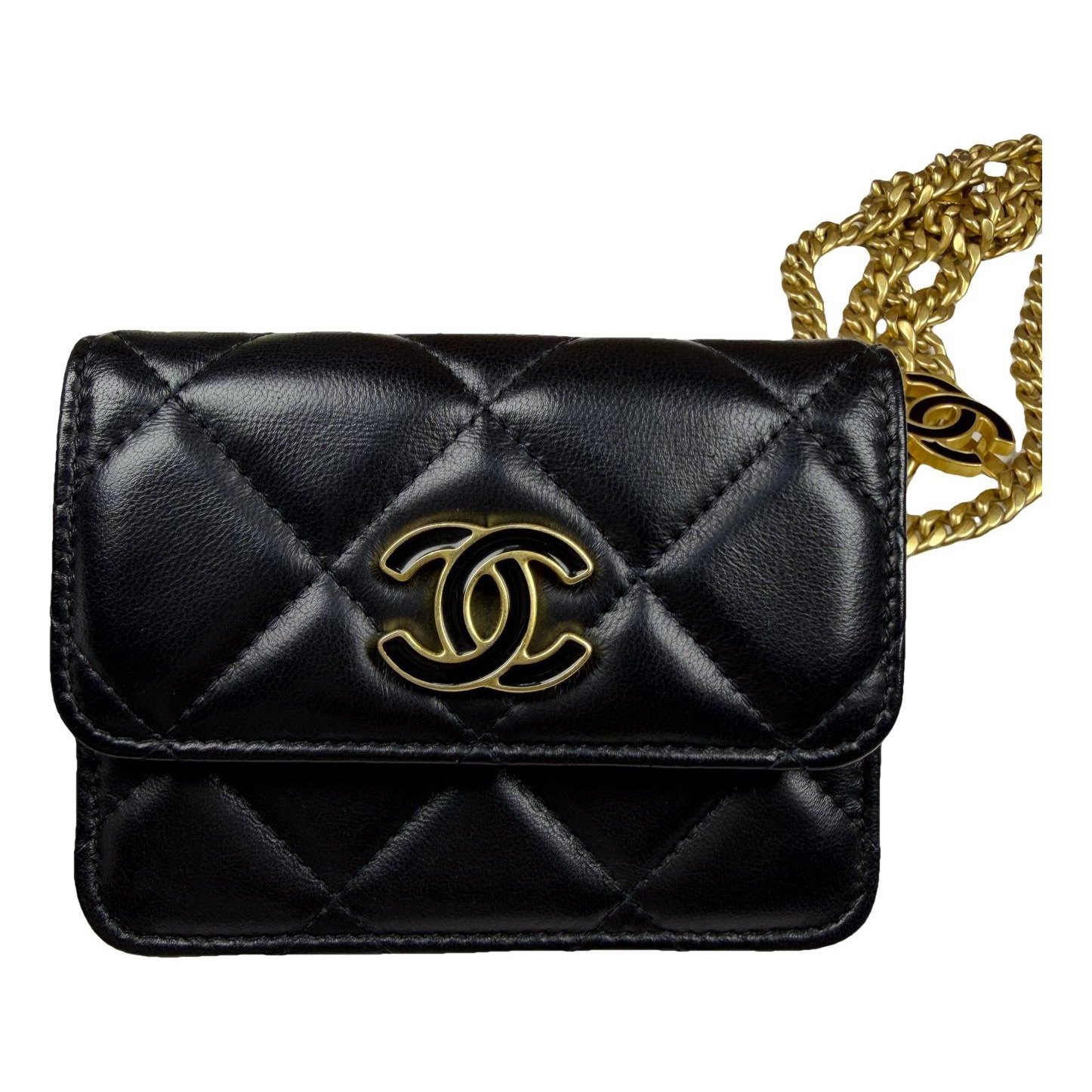 Wallet On Chain Timeless/Classique leather crossbody bag
