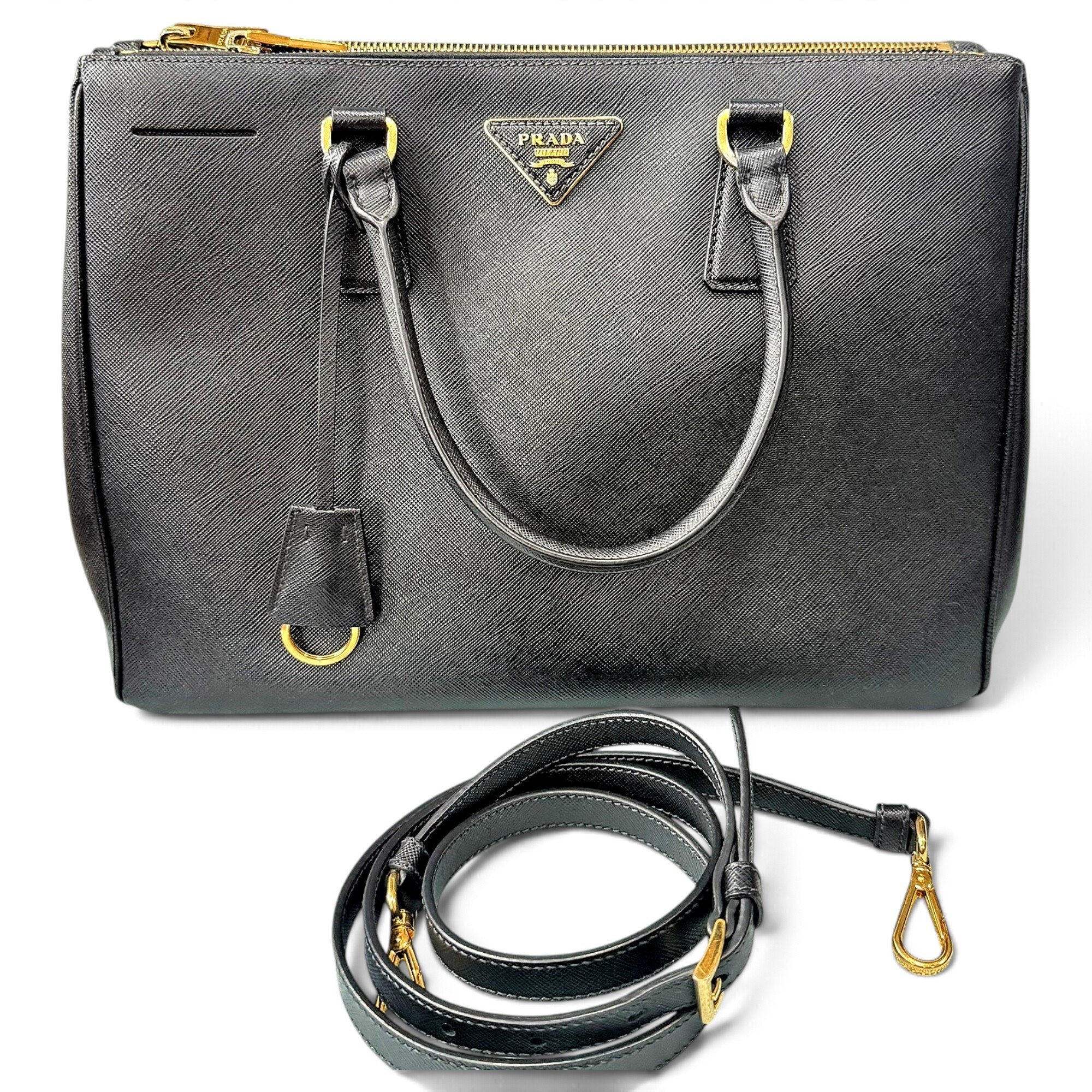 Galleria leather handbag