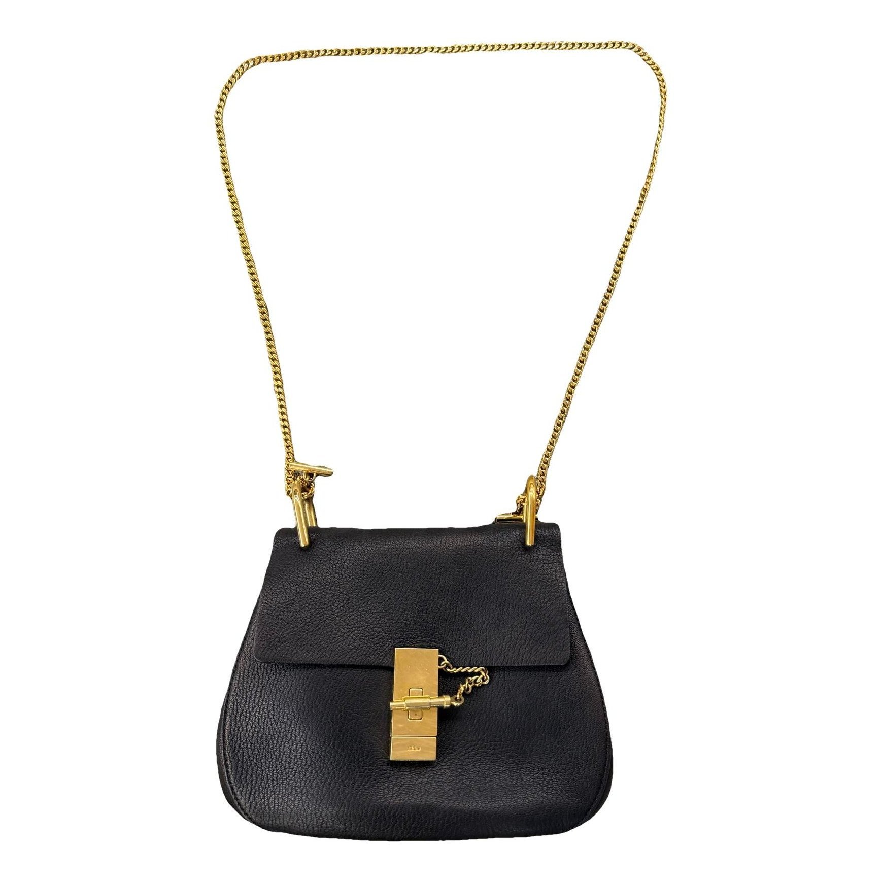 Drew leather crossbody bag