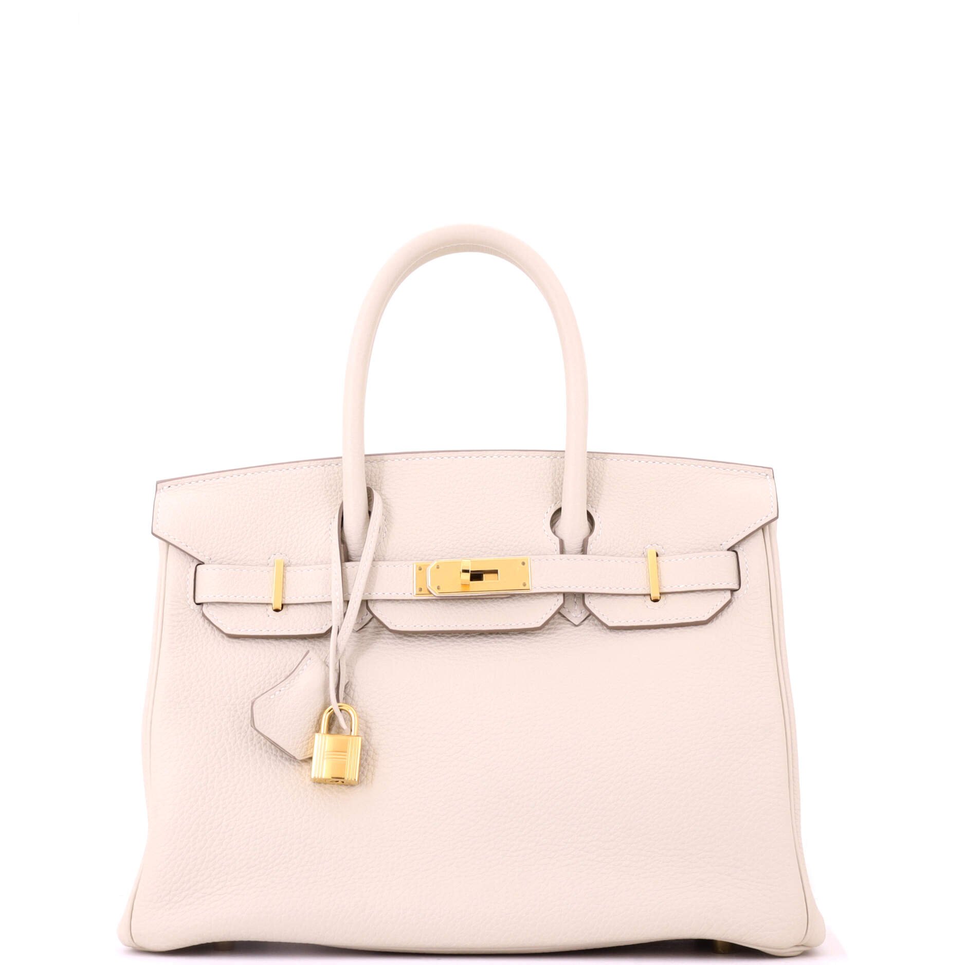 Birkin Handbag Light Togo with Gold Hardware 30