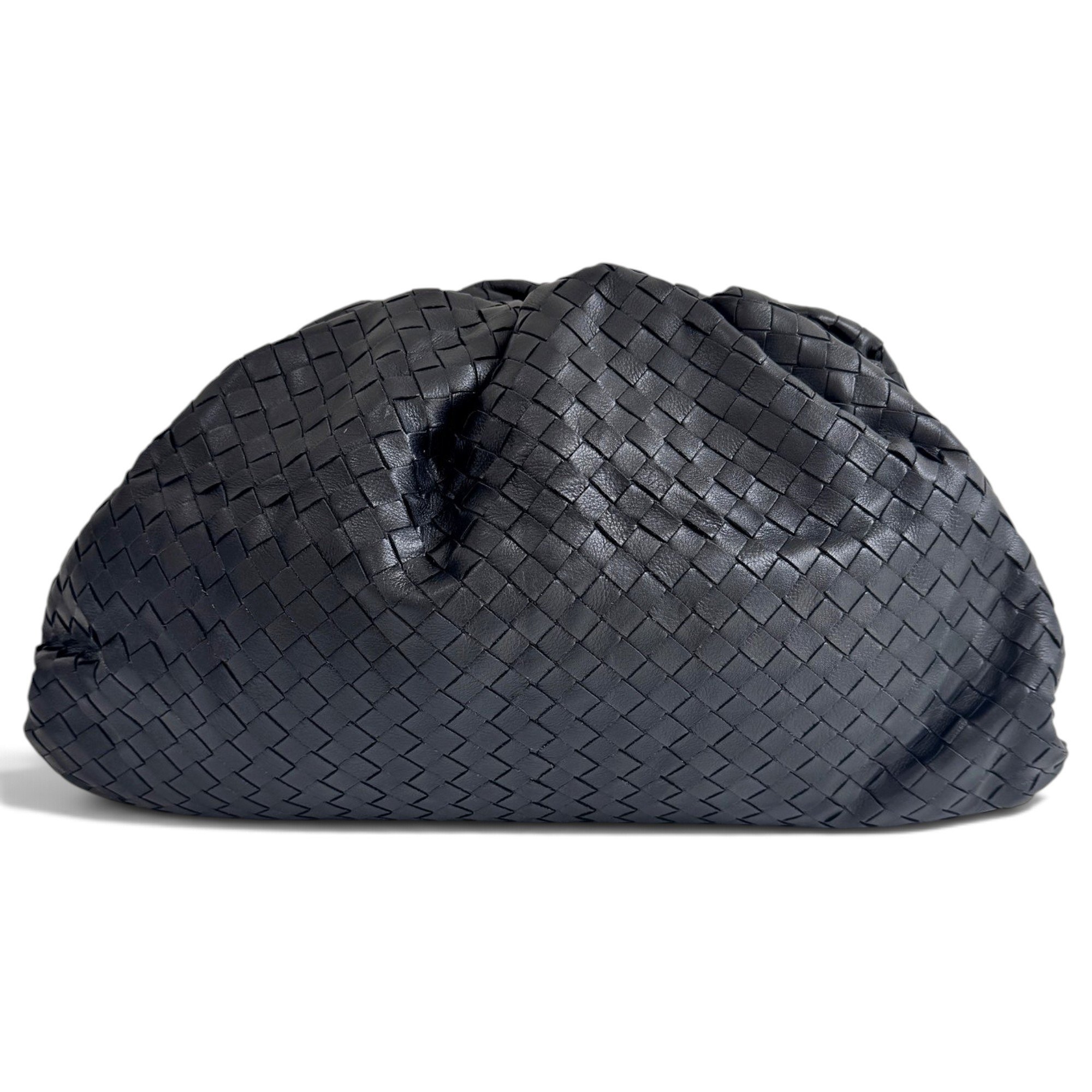 Pouch leather handbag