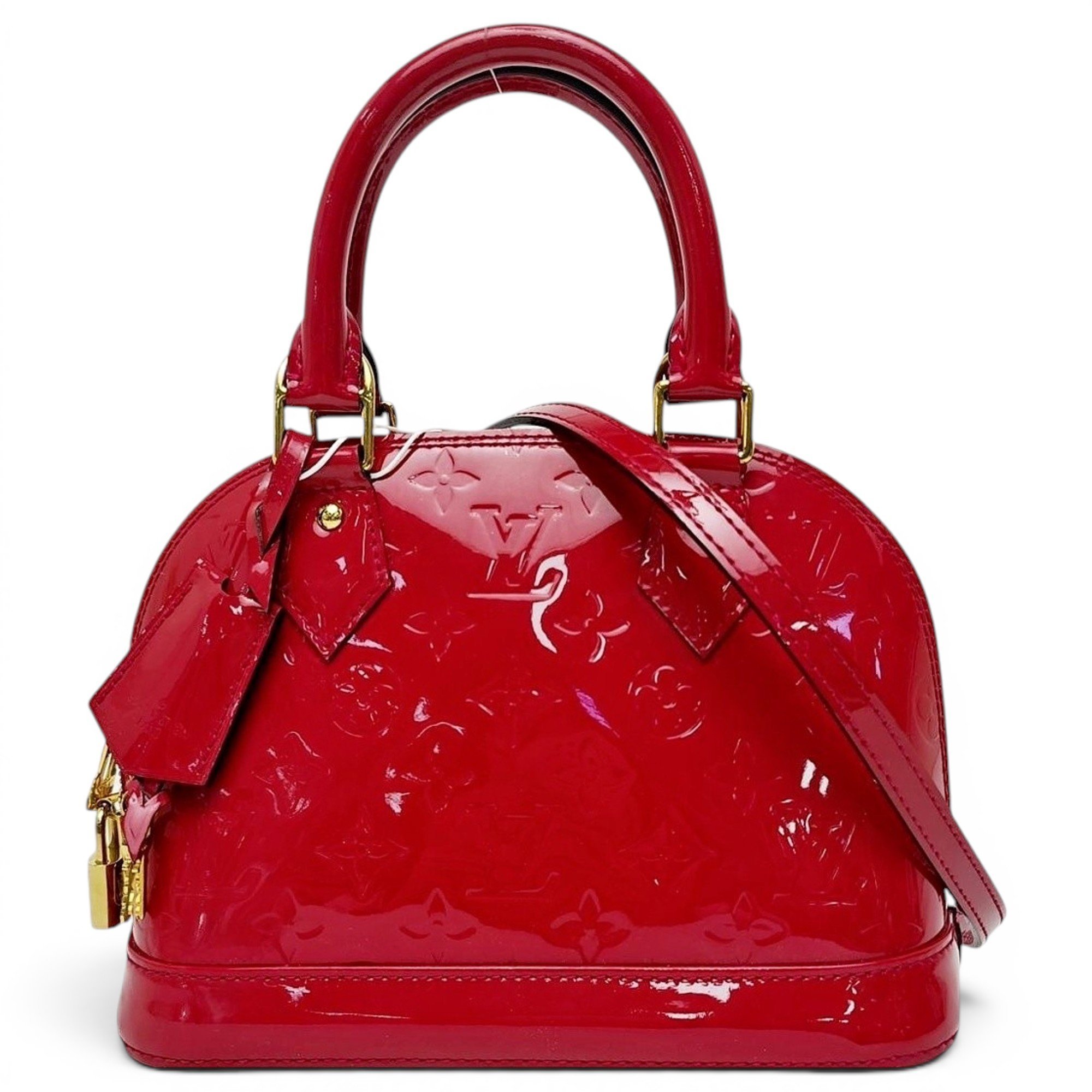 Alma patent leather handbag