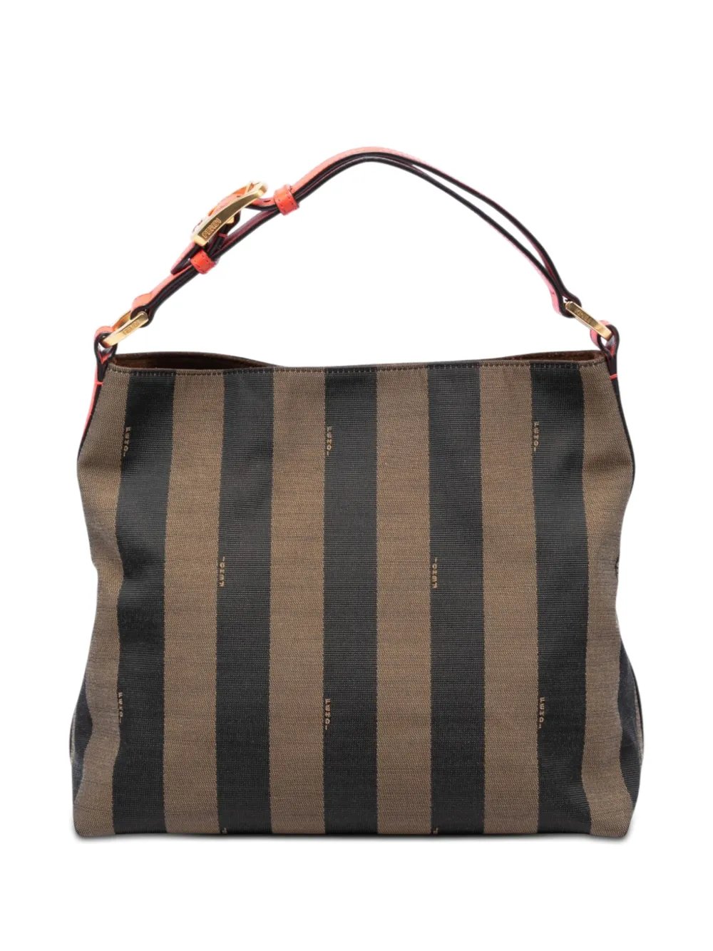 Fendi 2010-2026 Pequin Canvas shoulder bag