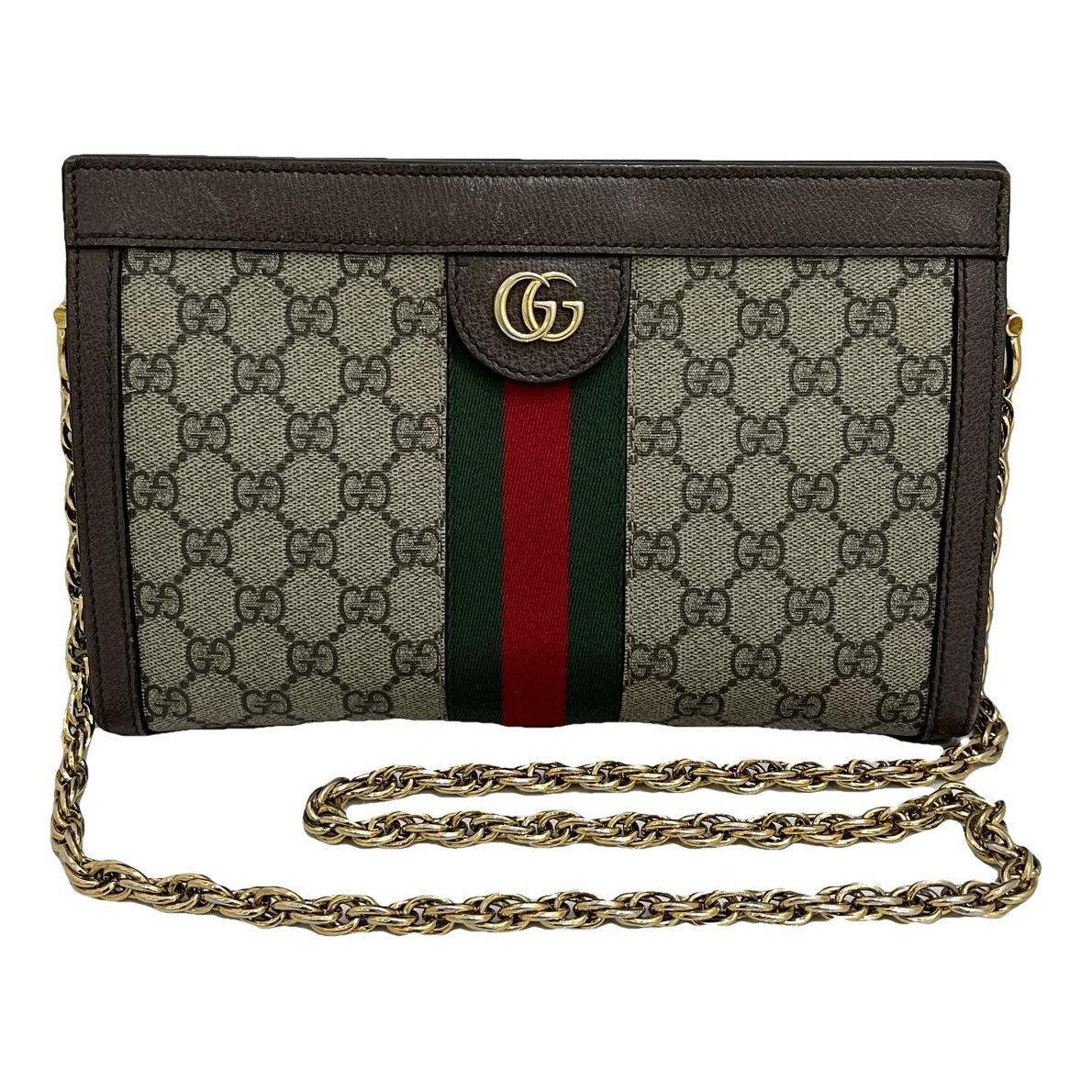 Ophidia Chain leather handbag