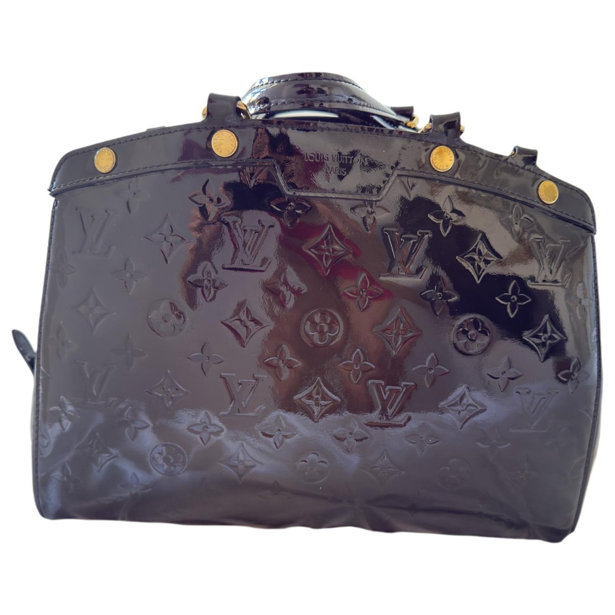 Bréa patent leather handbag