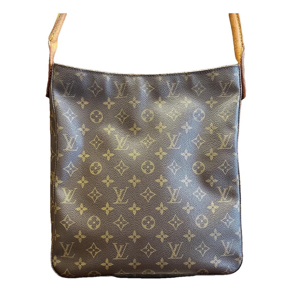 Looping vegan leather handbag