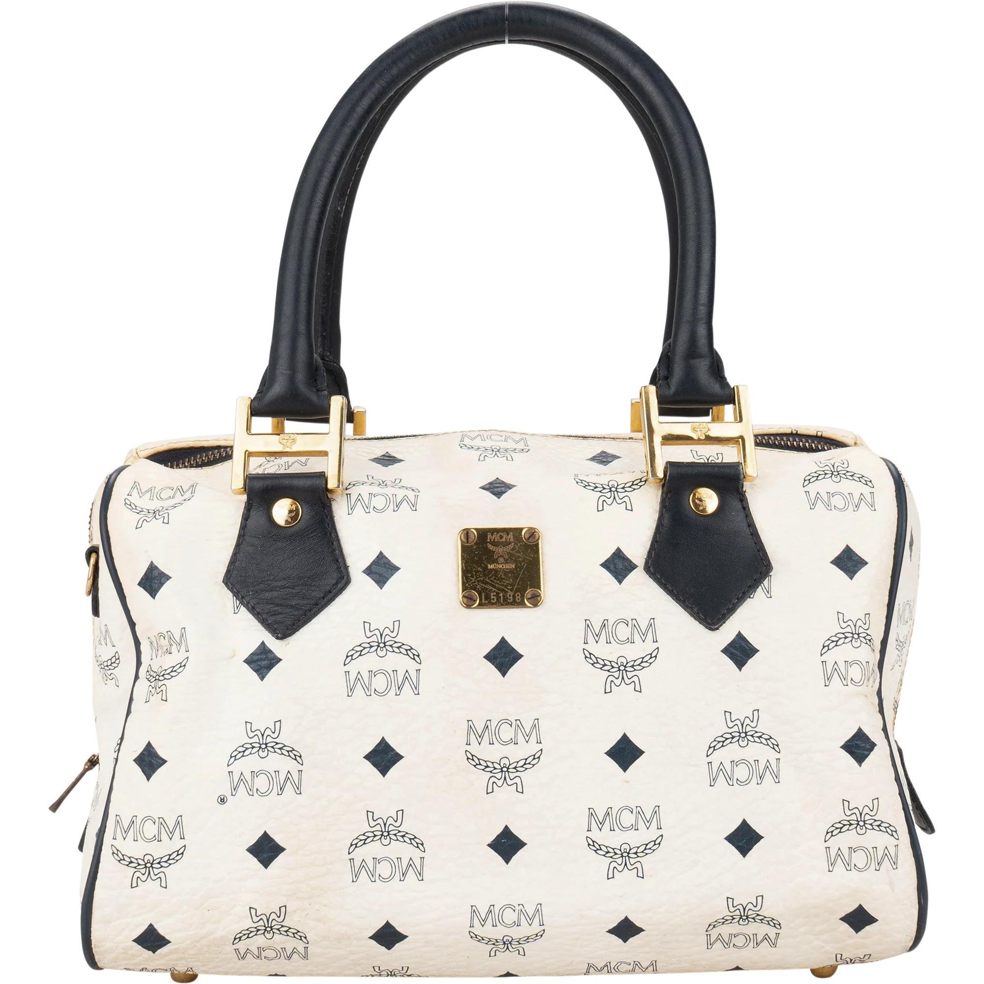 Boston leather handbag