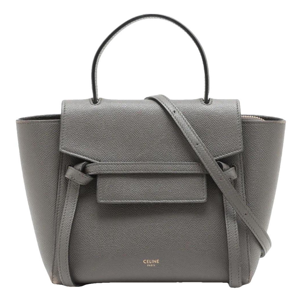 Belt leather handbag
