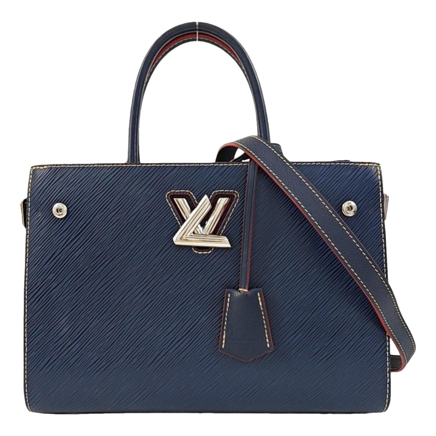 Twist leather handbag