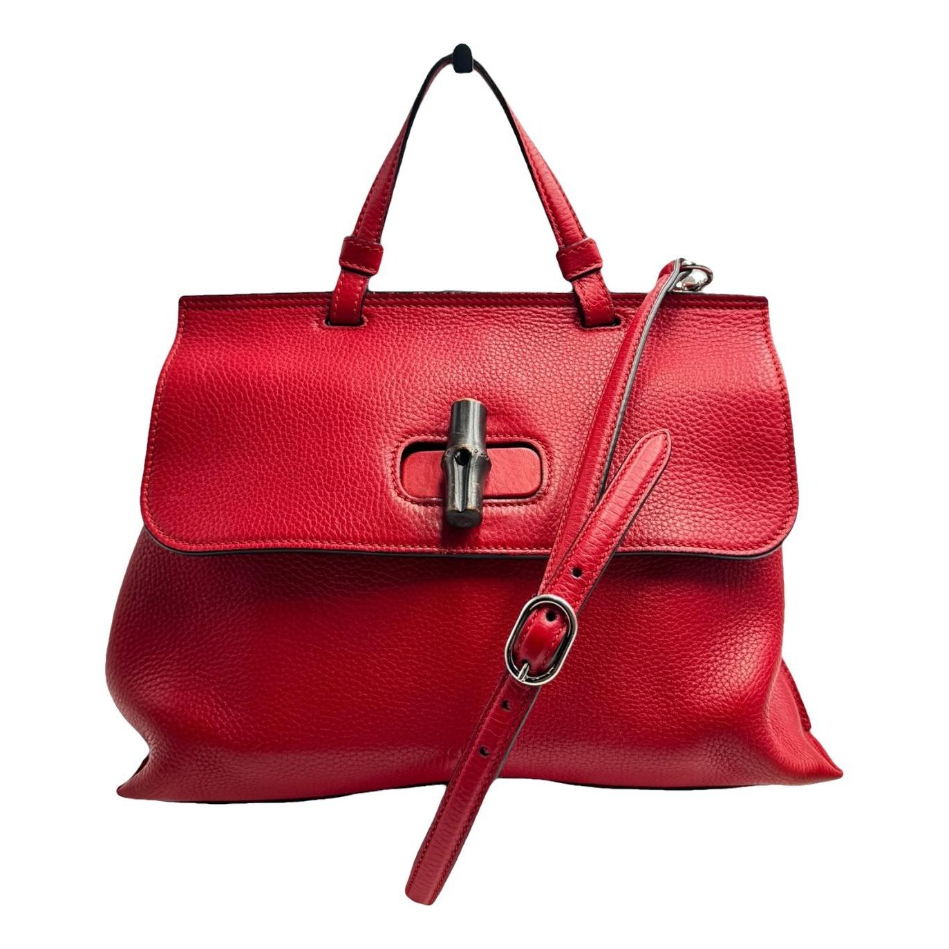 Bamboo Daily Top Handle leather crossbody bag