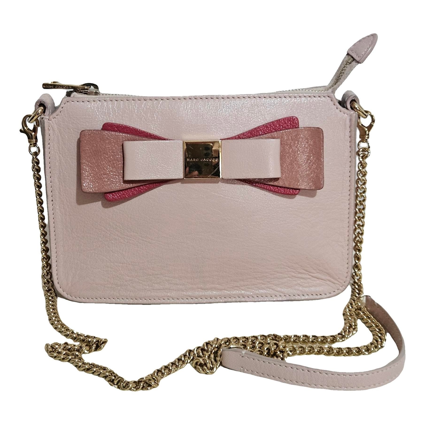 Leather clutch bag