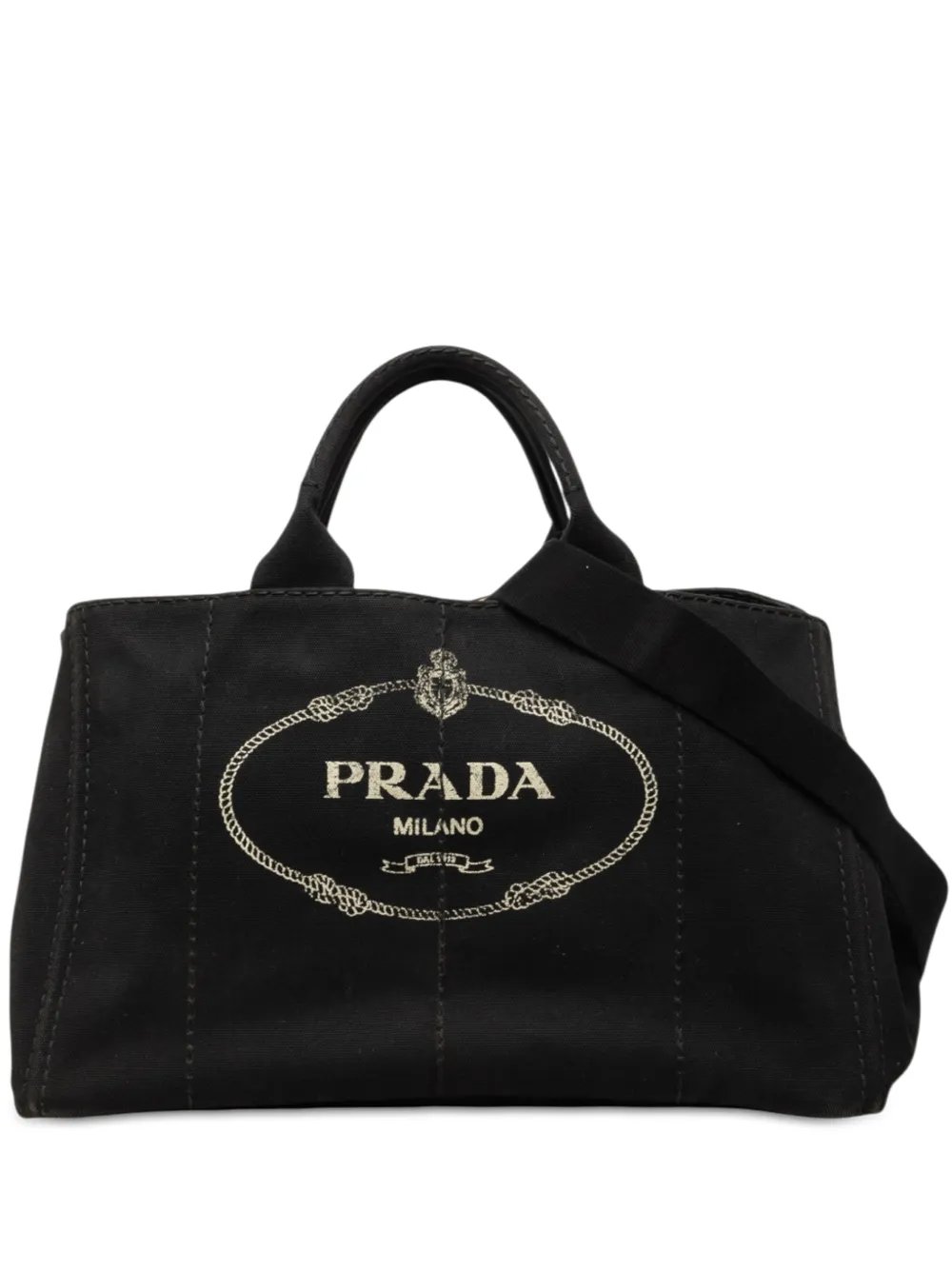 2013-2026 Large Canvas Canapa Logo Tote satchel