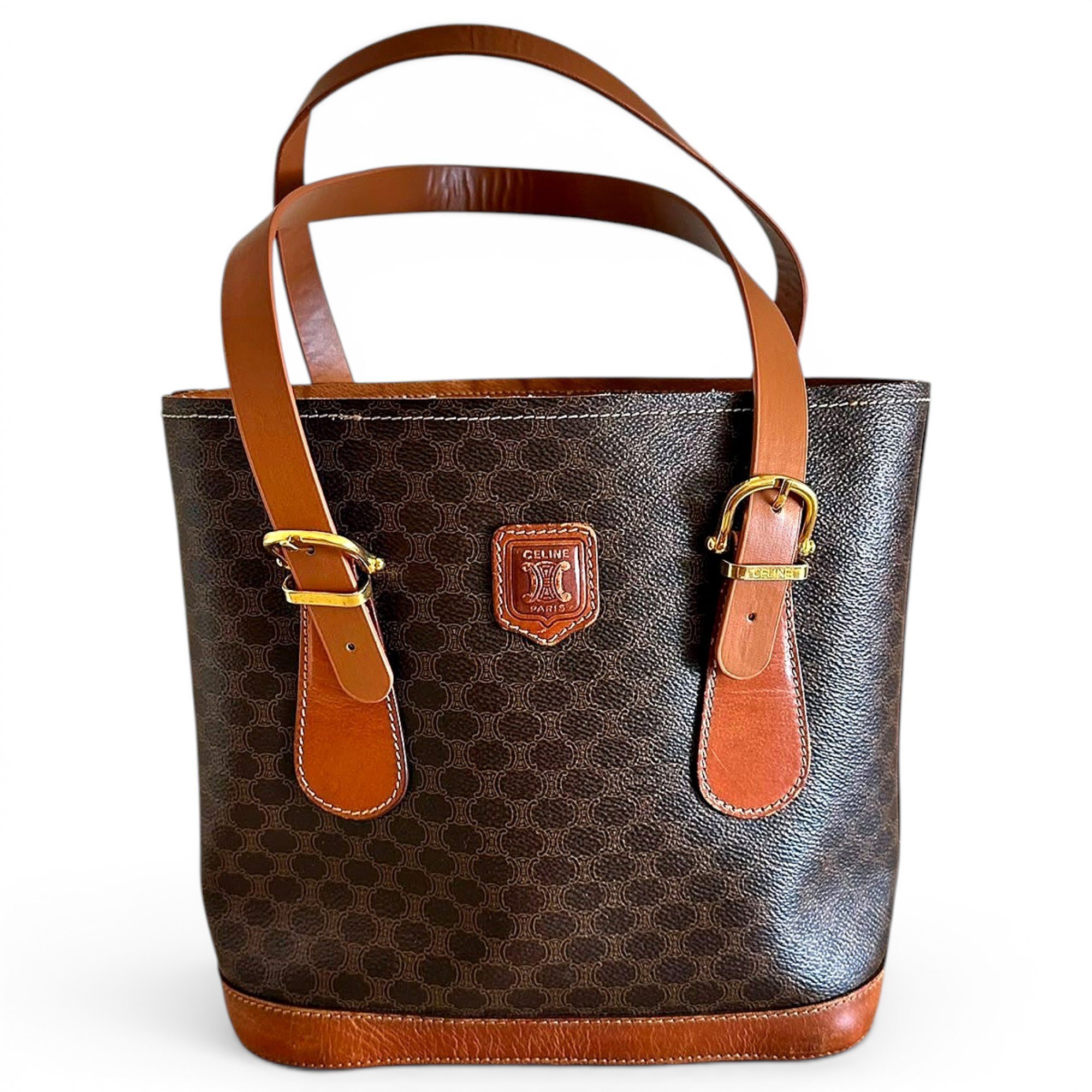 SAC SEAU leather handbag