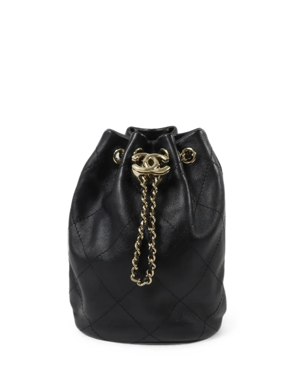 CC-logo leather backpack