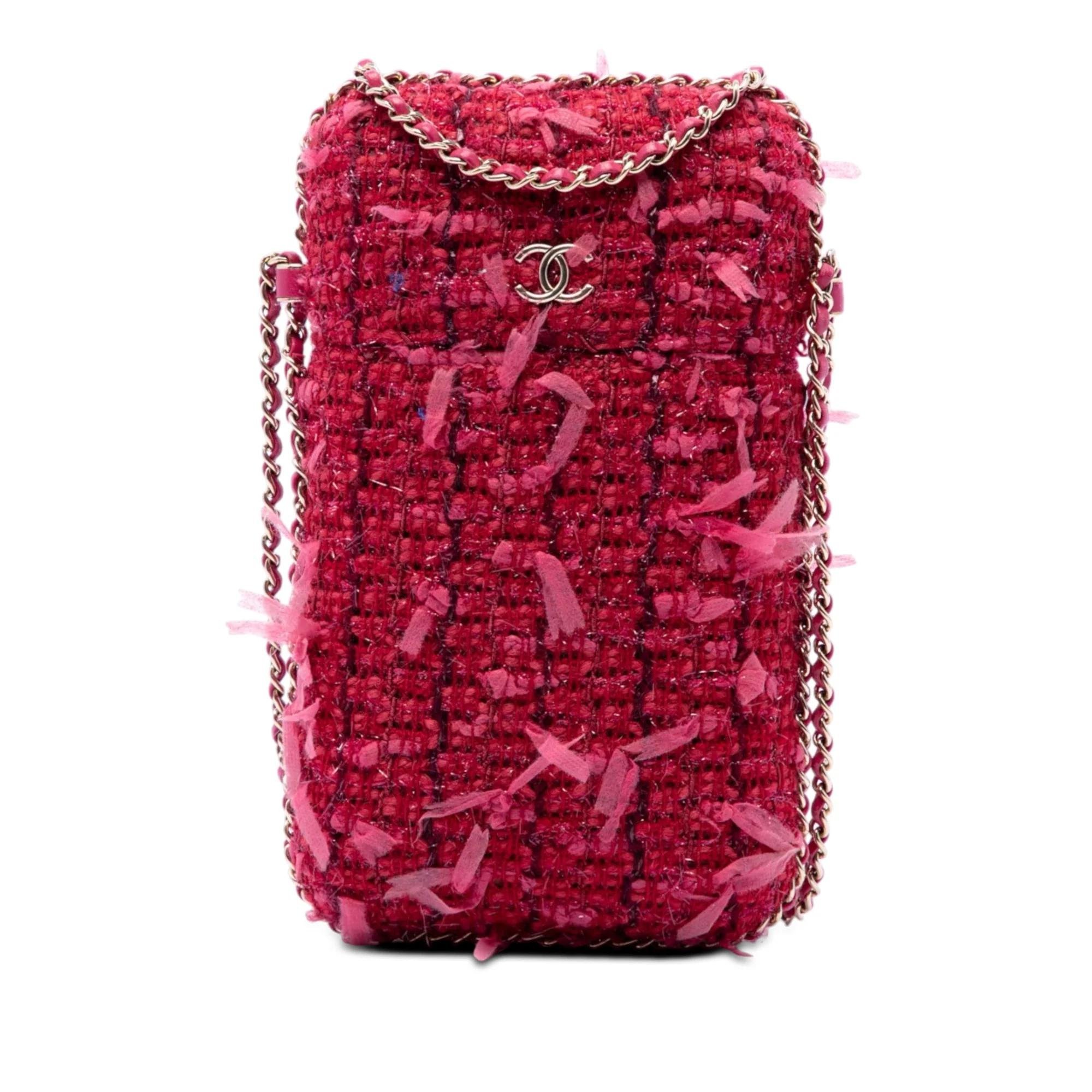 Chain Around tweed crossbody bag