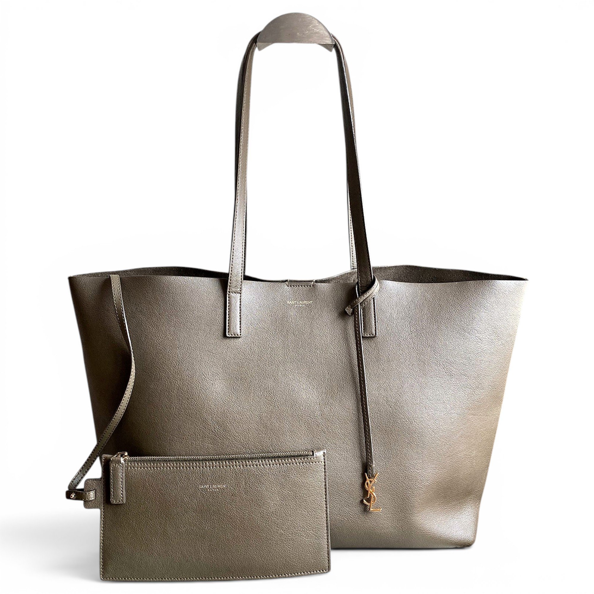 Shopping leather tote