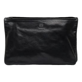 Issey Miyake Leather clutch bag