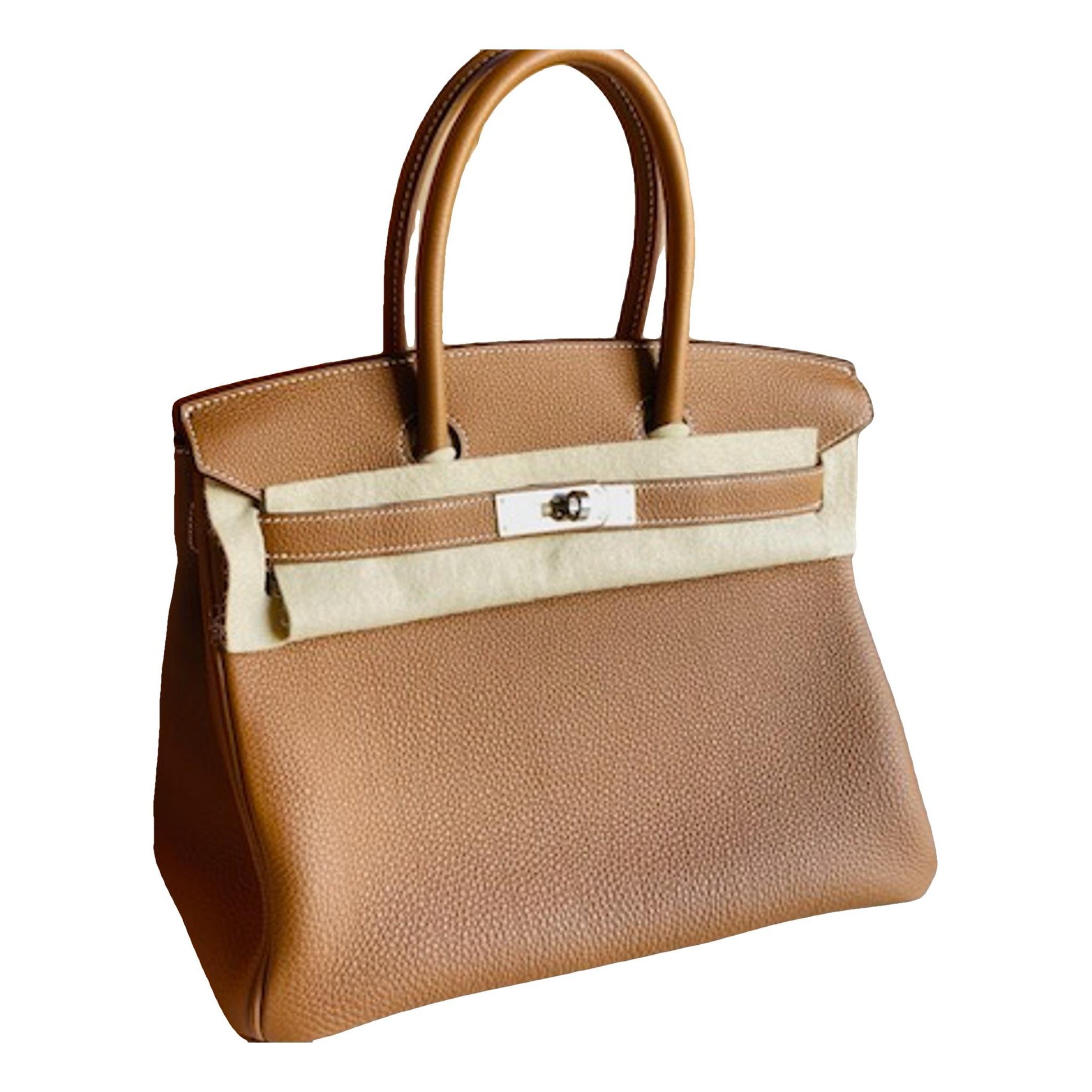 Hermes Birkin 30 Handbag Gold Togo Leather 2024