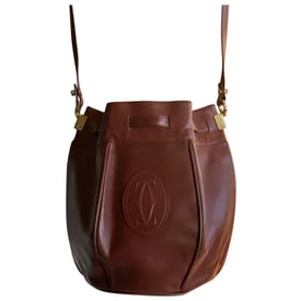 Cartier Seau leather crossbody bag