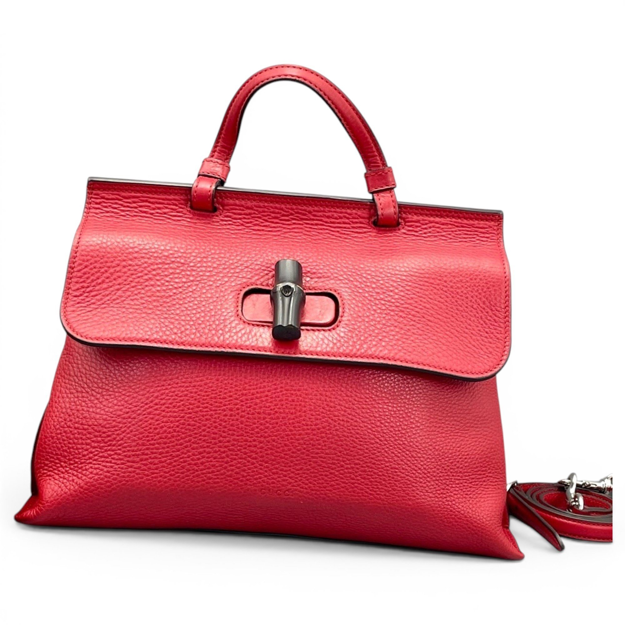 Bamboo Daily Top Handle leather handbag
