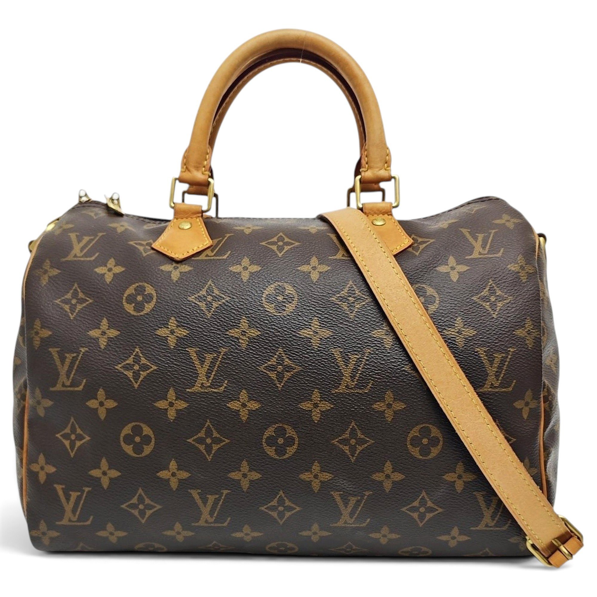 Nano Speedy / Mini HL leather handbag