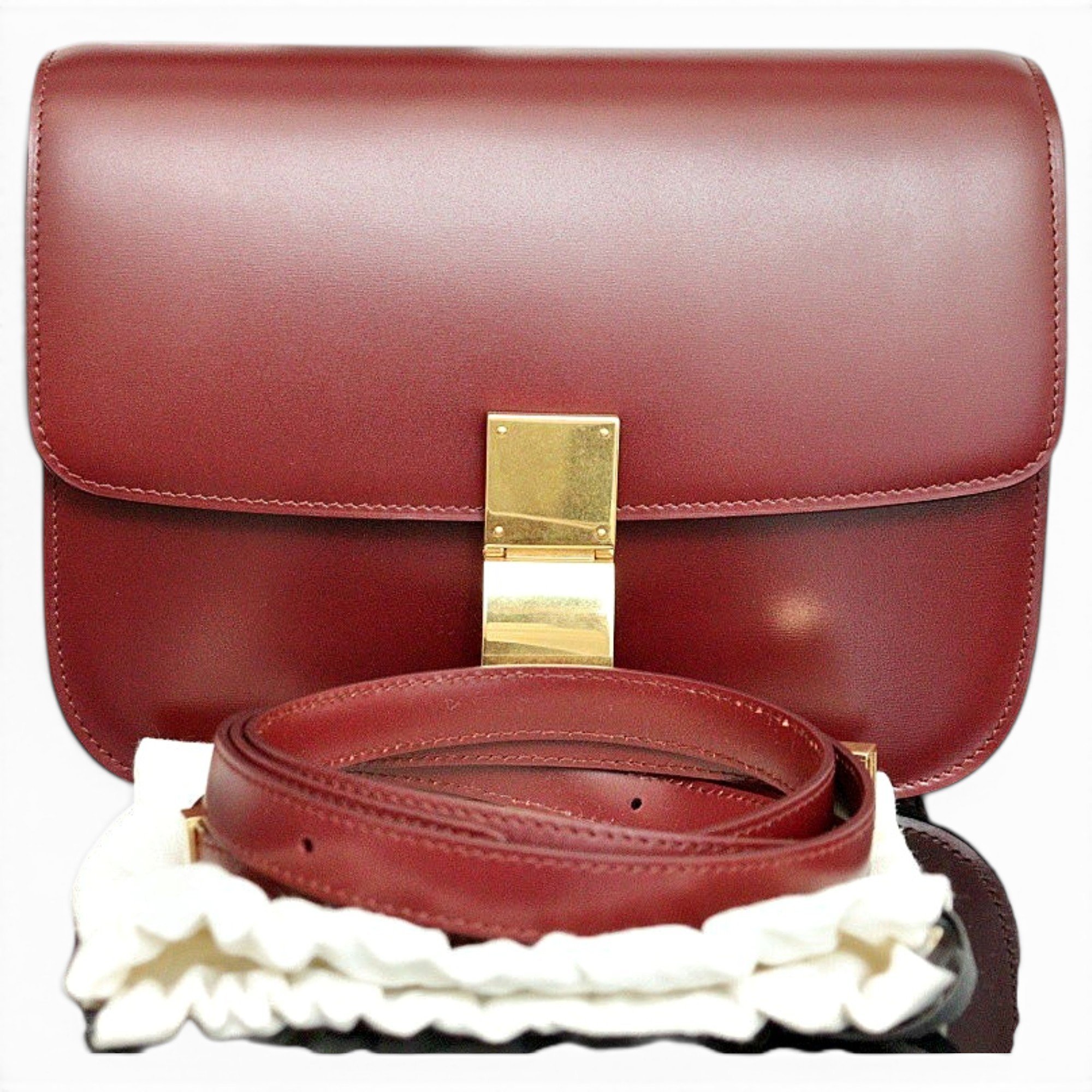 Classic leather handbag
